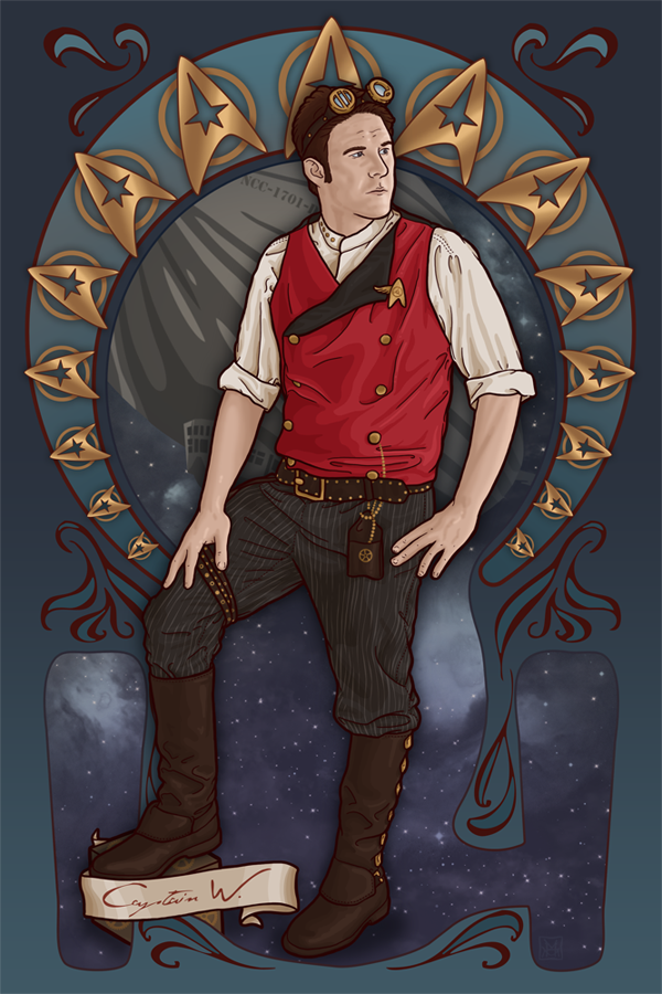 Steampunk Star Trek Captain