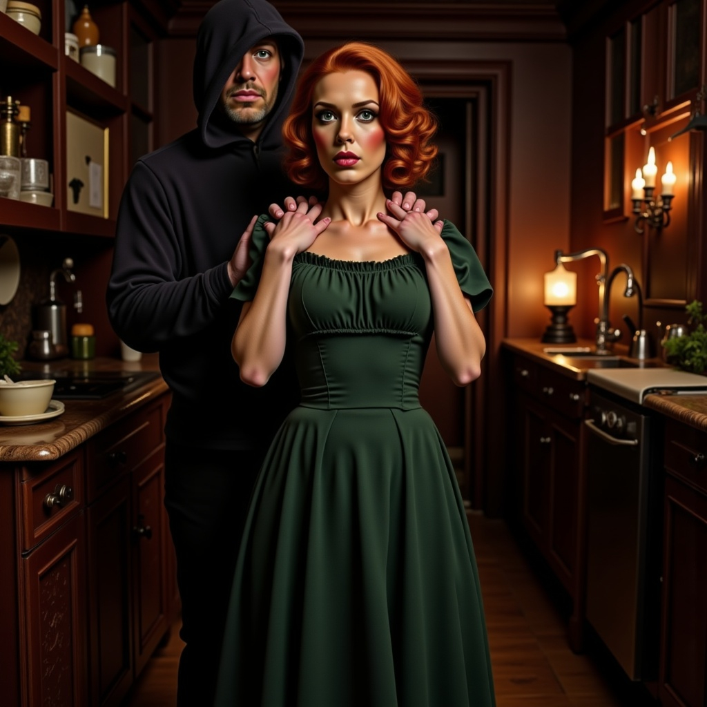 Neighbor wants his turn with feminized hubby