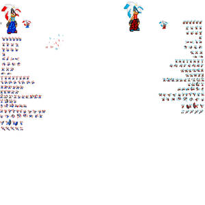 Ryu And Micheal Sprite Sheet By Tuffnick