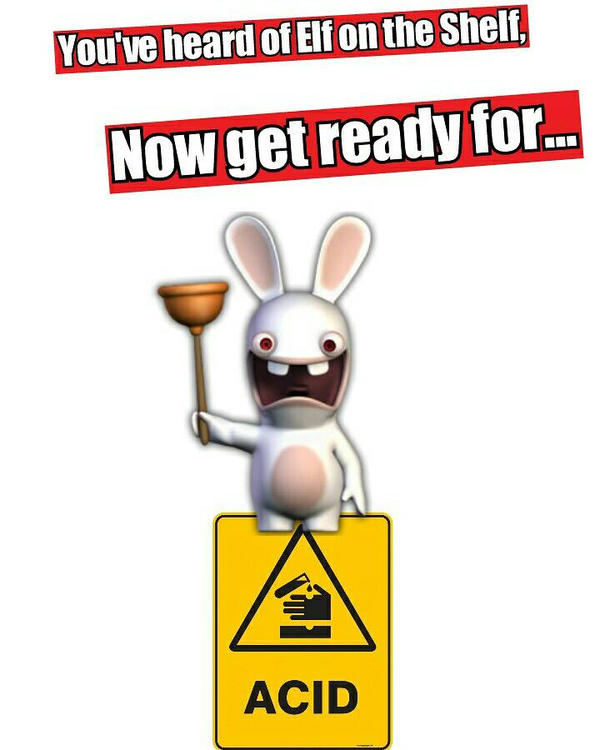 Rabbid in the Acid by AlvinMunk500 on DeviantArt