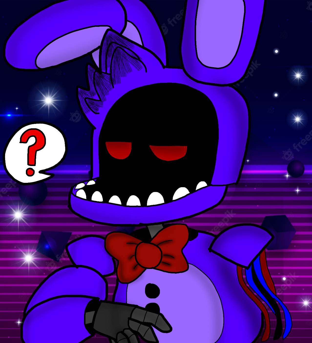 Withered Bonnie - Five Nights At Freddy's Withered Bonnie - Free