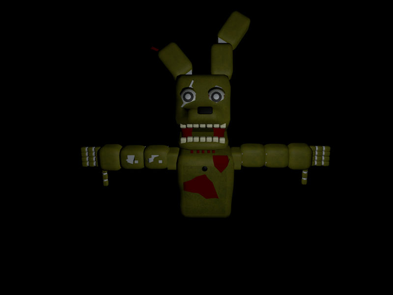 Springtrap v2 WIP 3 by SantiEntretainment on DeviantArt