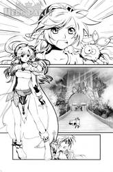Hero Party Comic Sample Page