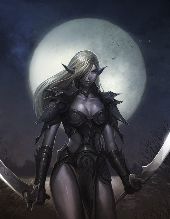 Dark Elf by nJoo on DeviantArt