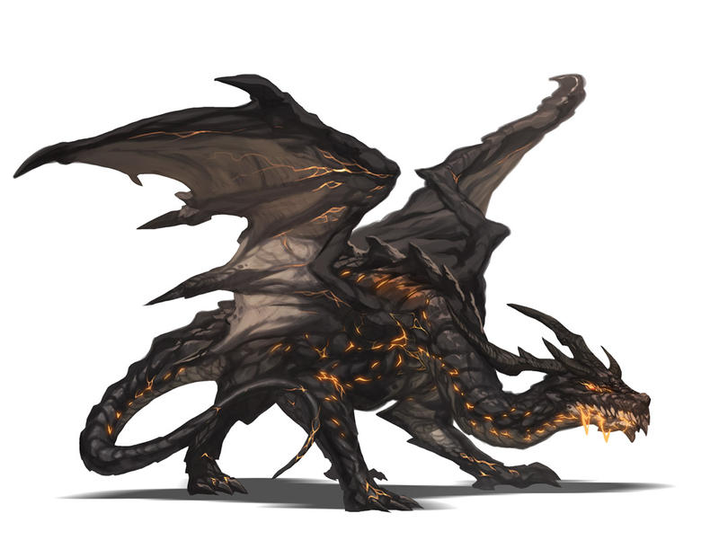 Millitaur Magma Dragon by nJoo on DeviantArt
