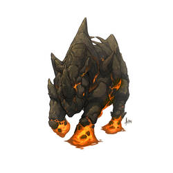 Magma Element Rhinocero