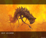 Lava Swimmer by nJoo