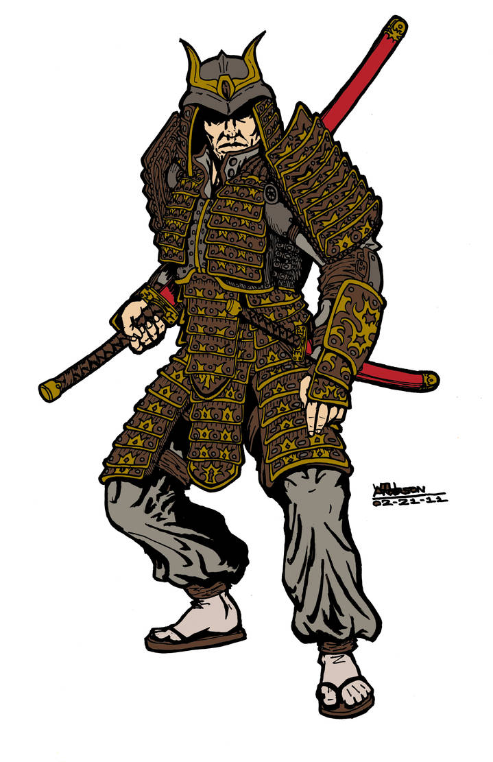 Samurai Flat Color by nikkocortez on DeviantArt