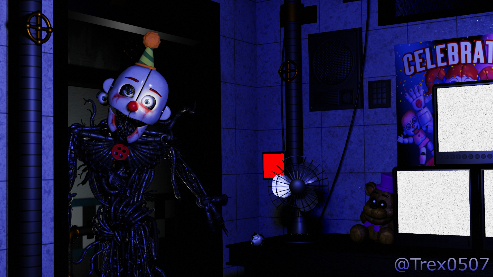 Ennard Rrender Ennard Render by Trex0507 on DeviantArt
