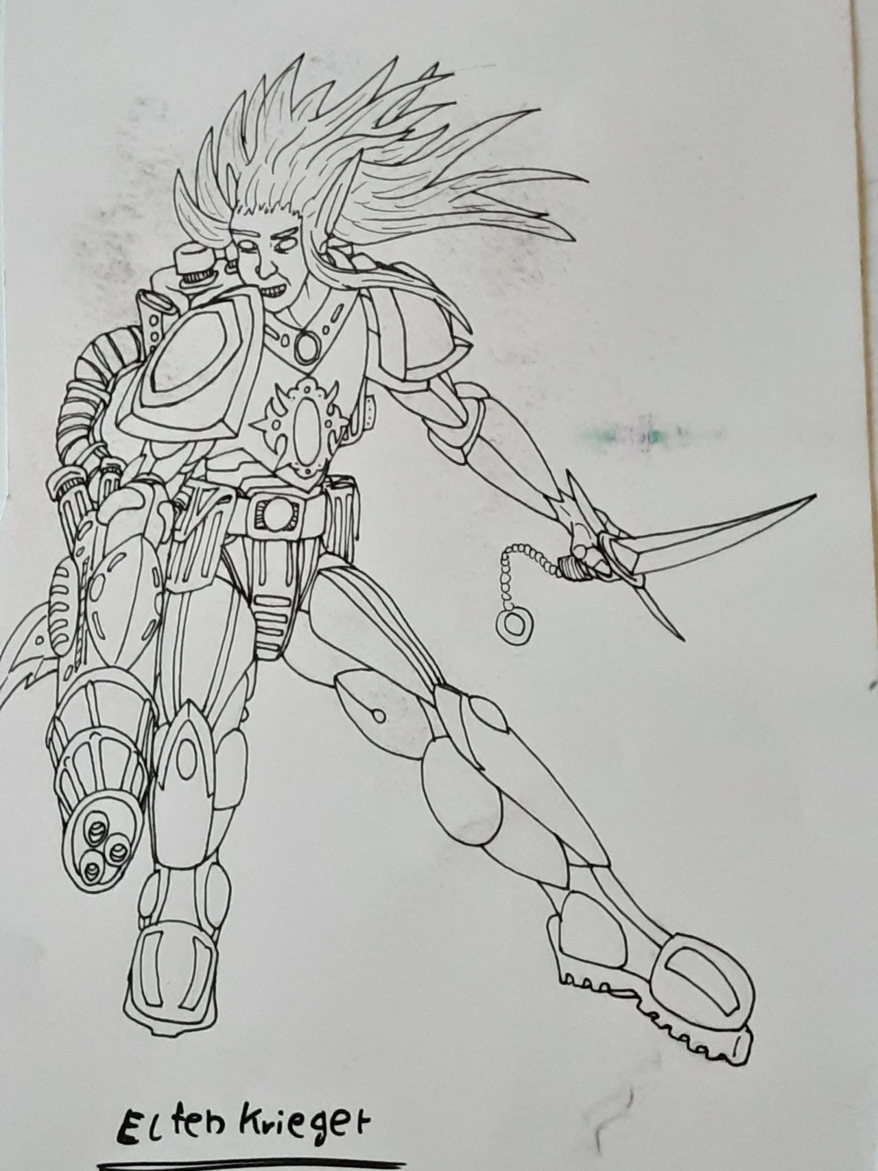 Elf Raptor Elf in Raptor armour wip concept by AnnaCurser on DeviantArt