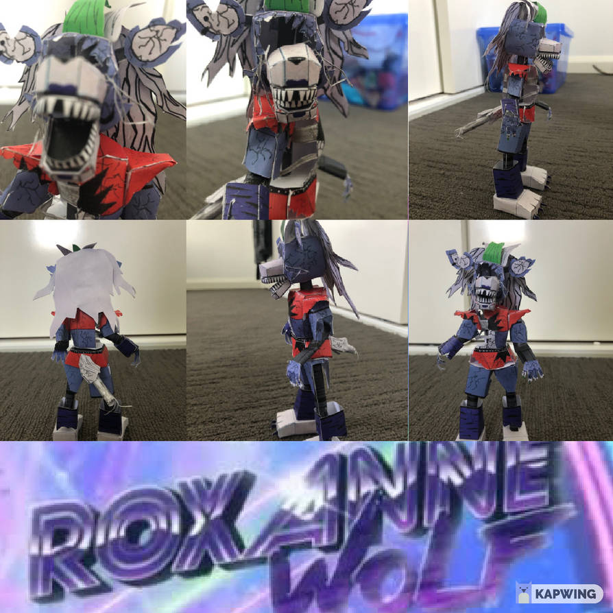 Shattered Roxanne Wolf Custom Papercraft by TheFnafPapercarfter on ...