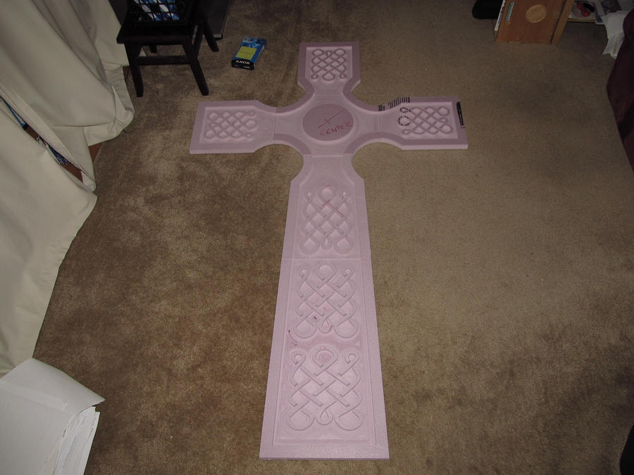 6 Foot Celtic Cross Tombstone