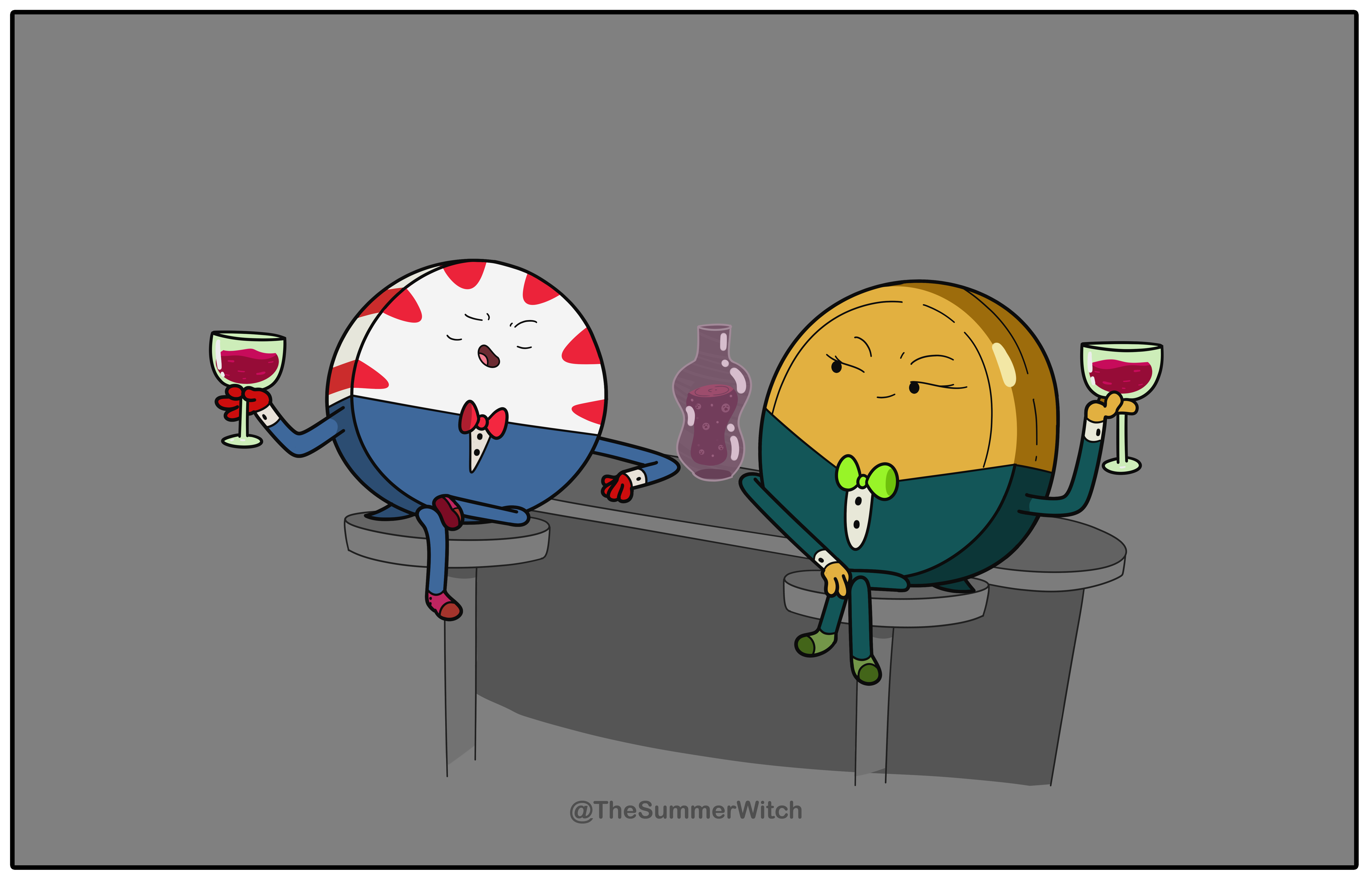 Butterscotch butler and Peppermint butler by The-Summer-Witch on DeviantArt