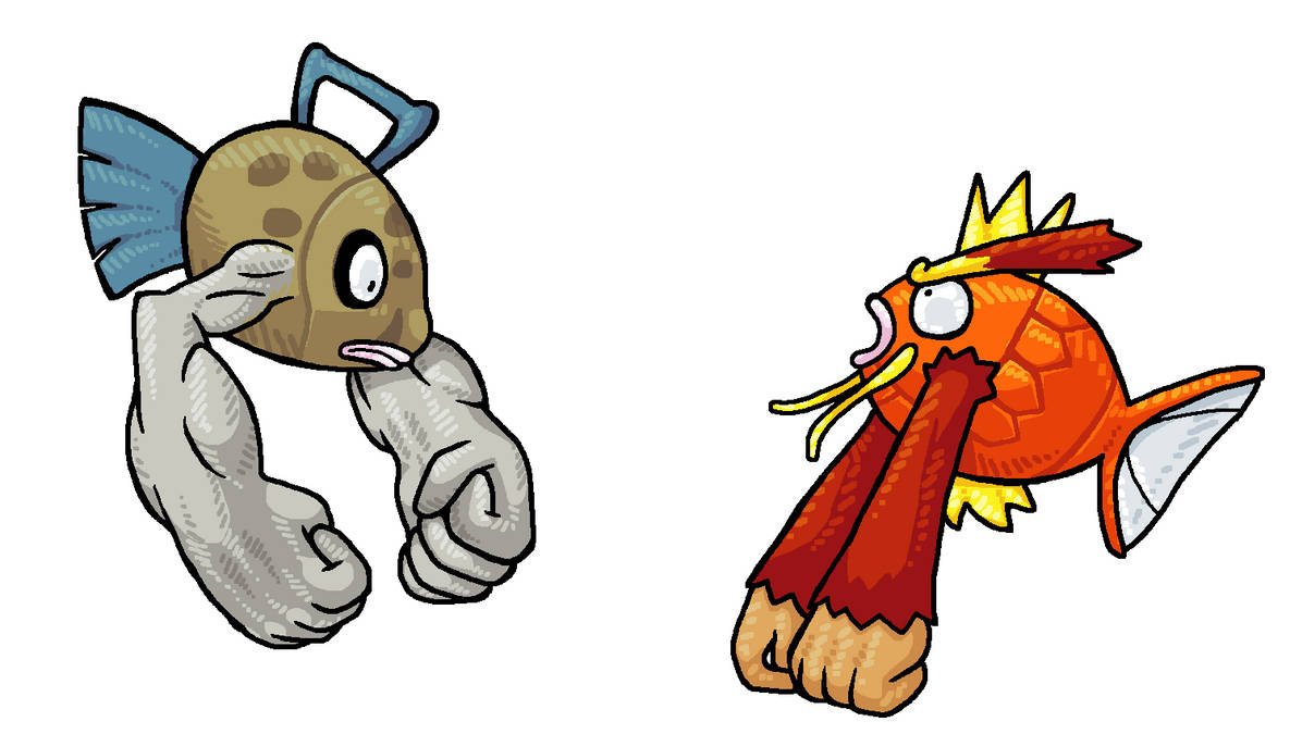 Fish with arms by waratteruNeko on DeviantArt
