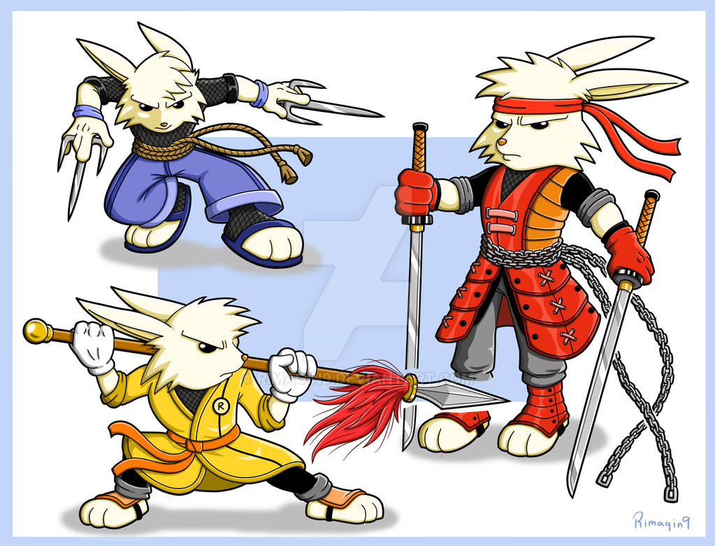 Warrior rabbits by Rimagin9 on DeviantArt