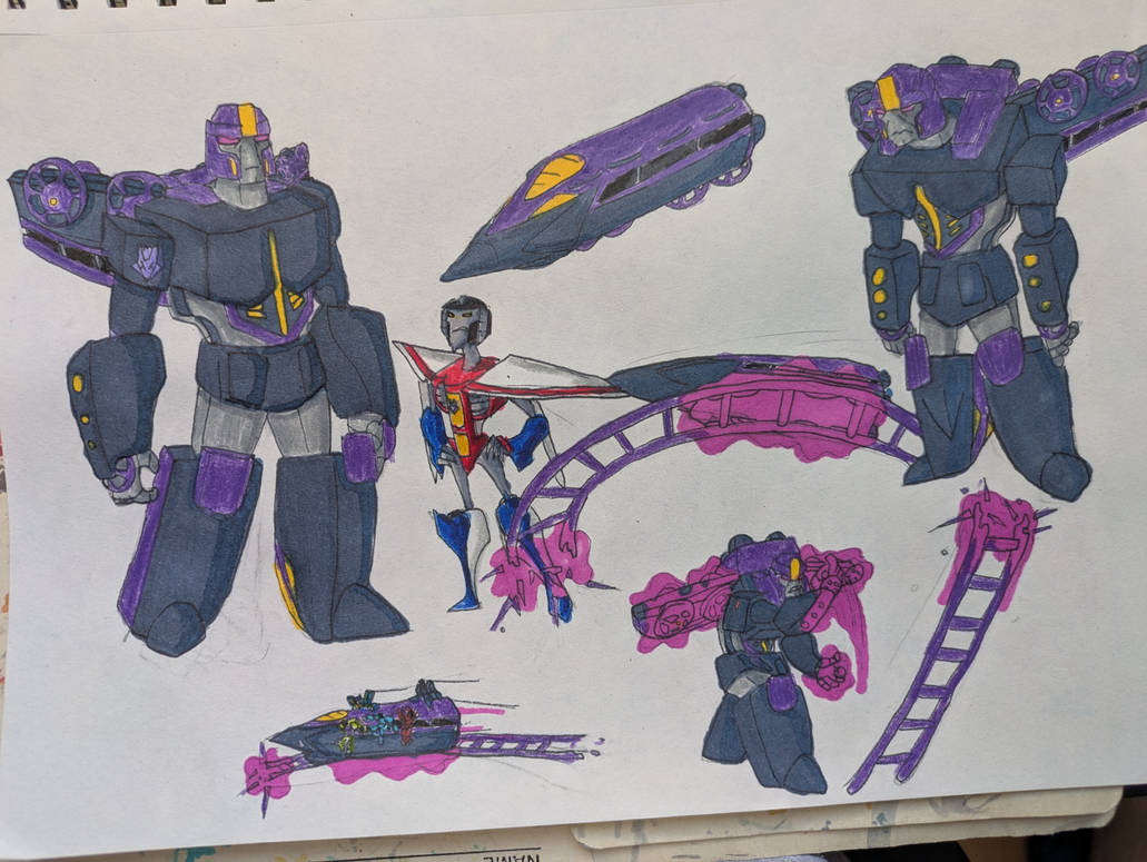Astrotrain Custom ASTROTRAIN by platybelodon on DeviantArt