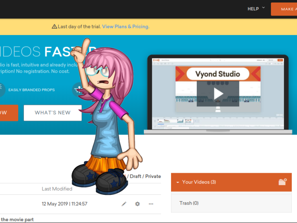 My Current Goanimate Vyond Free Trial Expiring By Fazbearcatch2003