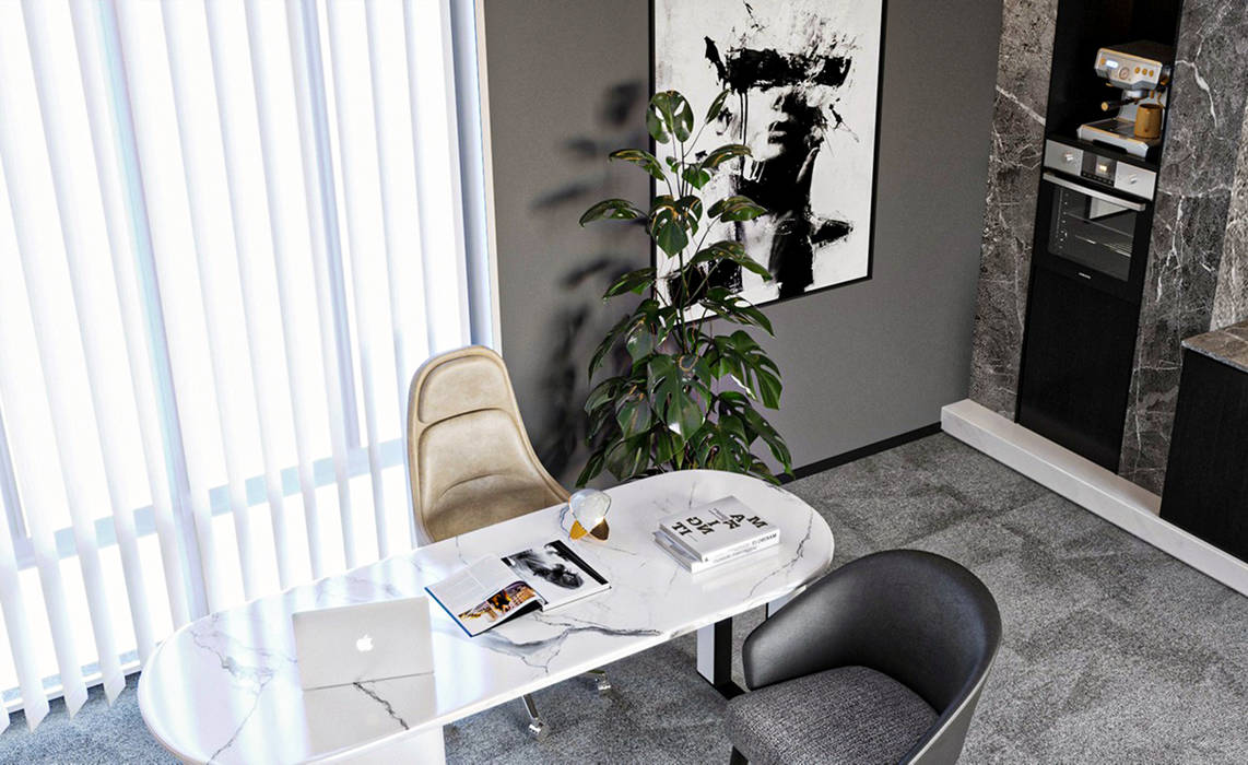 Modern white office design 5 by Mahamerutechnoart on DeviantArt