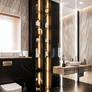 Modern black white bathroom design 1