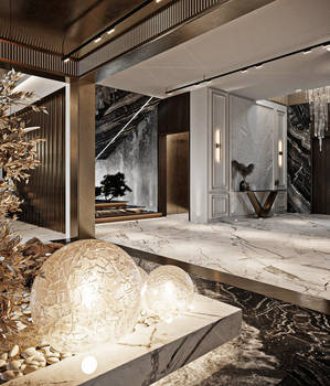 Luxury modern vintage living room 10