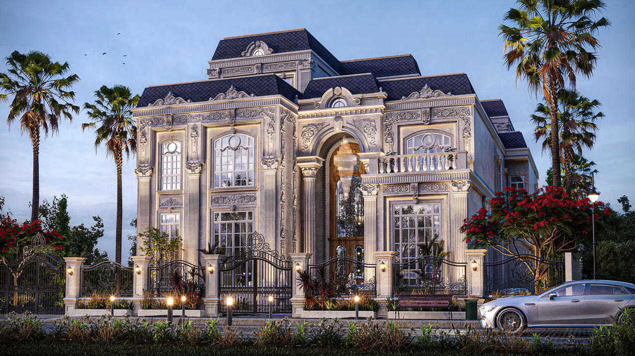 Luxury classic villa house design 3 by Mahamerutechnoart on DeviantArt
