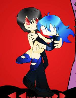 Yuki and grim reaper panty and stocking style