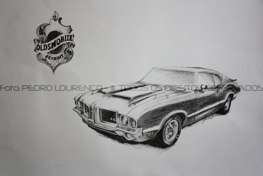 Oldsmobile 442 Sketch