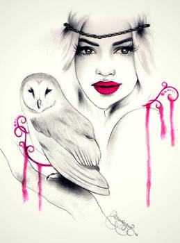 Girl with Owl