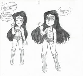 Chibi Wonder Woman doodle
