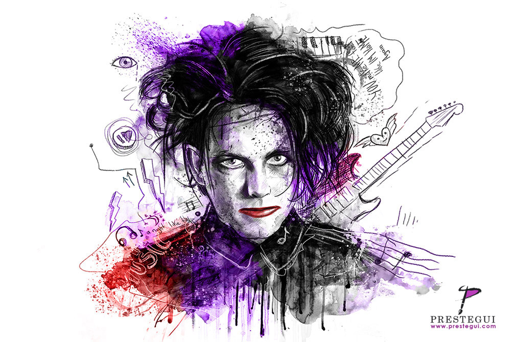 My Robert Smith portrait