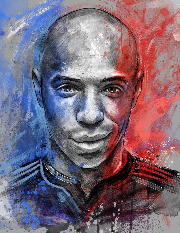 Thierry Henry by Prestegui on DeviantArt