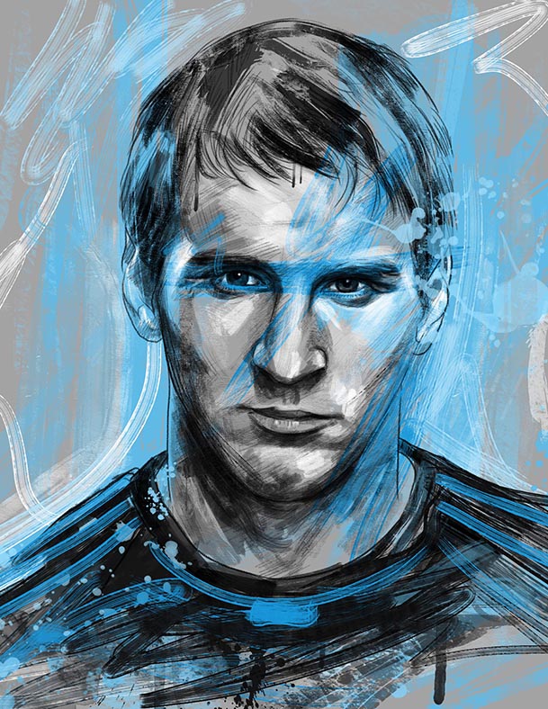 My Lio Messi portrait