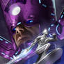 Galactus vs Silver surfer