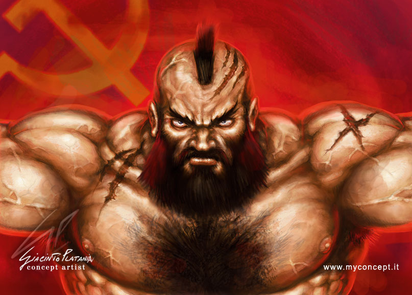 Zangief from Street Fighter Art