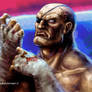 Sagat Street Fighter Fan art