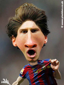 Lionel Messi Caricature