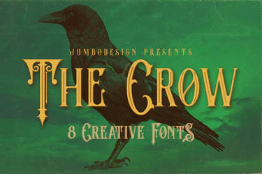 The Crow   Vintage Style Font