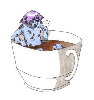 Zel loves his coffee