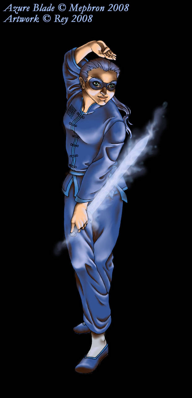 Commission - Azure Blade by Reymonkey