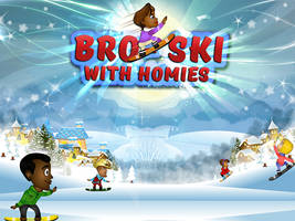 Bro-Ski with Homies iOS Game -- Splash Screen