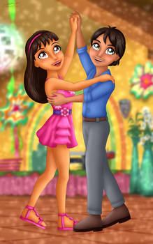 Dora and Pablo Dancing - 250122