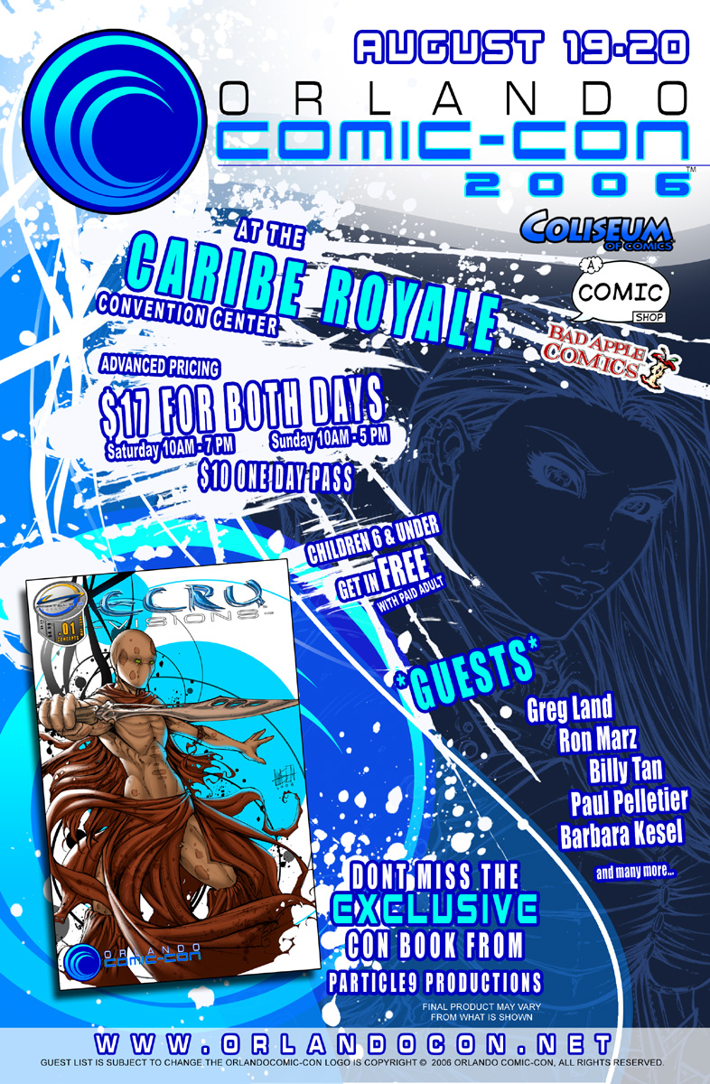 Orlando ComcCon advertisement by particle9 on DeviantArt