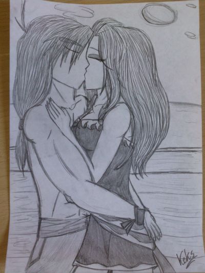 Piers and Ilyana sweet kiss