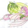 Cosmo and Wanda as dragons