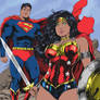 Wonder Woman And Superman Colors