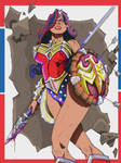 Wonder Woman Battle Damage Colors