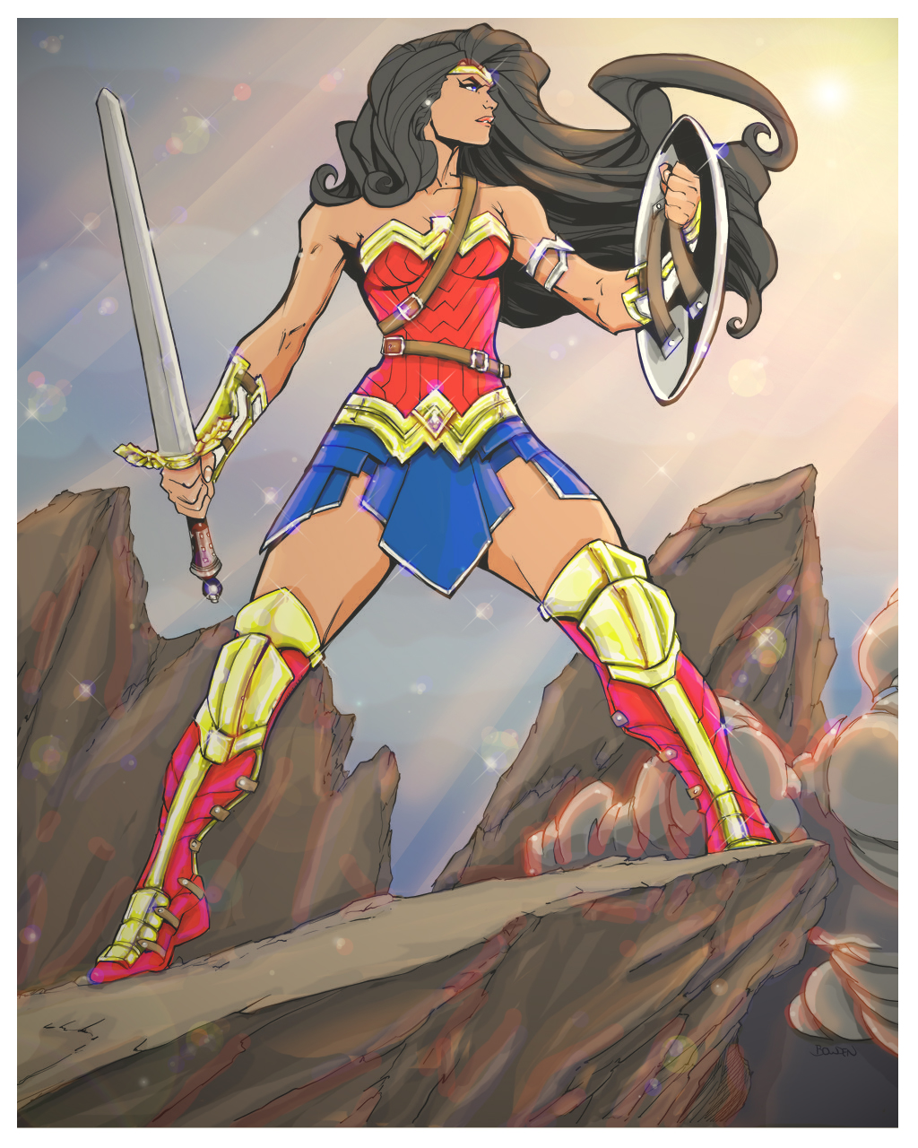 Wonder Woman Colors by kpearce on DeviantArt