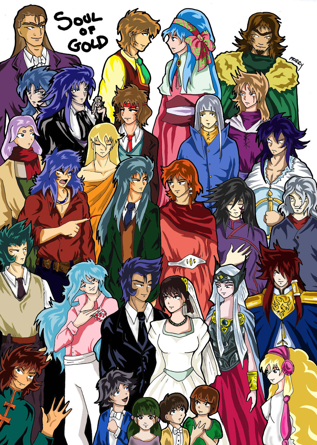 Saint Seiya Soul of Gold - Saints Golden by Bluerathy-S on DeviantArt