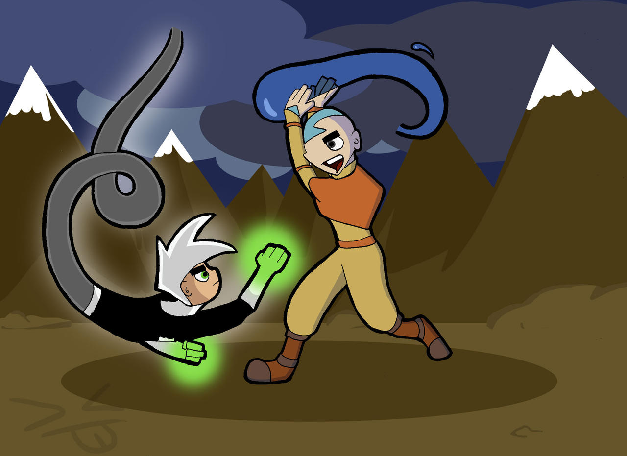 Danny Vs Aang colored