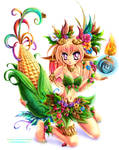 Pamela y su Elote by Crizthal